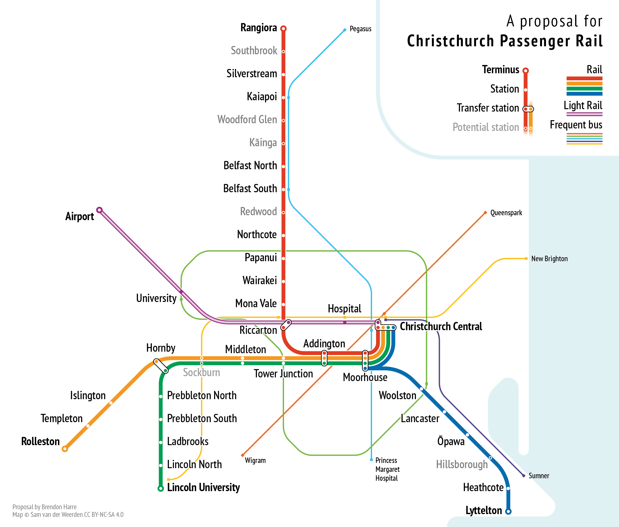Christchurch Mass Rapid Transit Caffeinated Maps