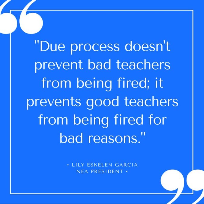 Due-Process Rights and Career Status for Teachers Are That