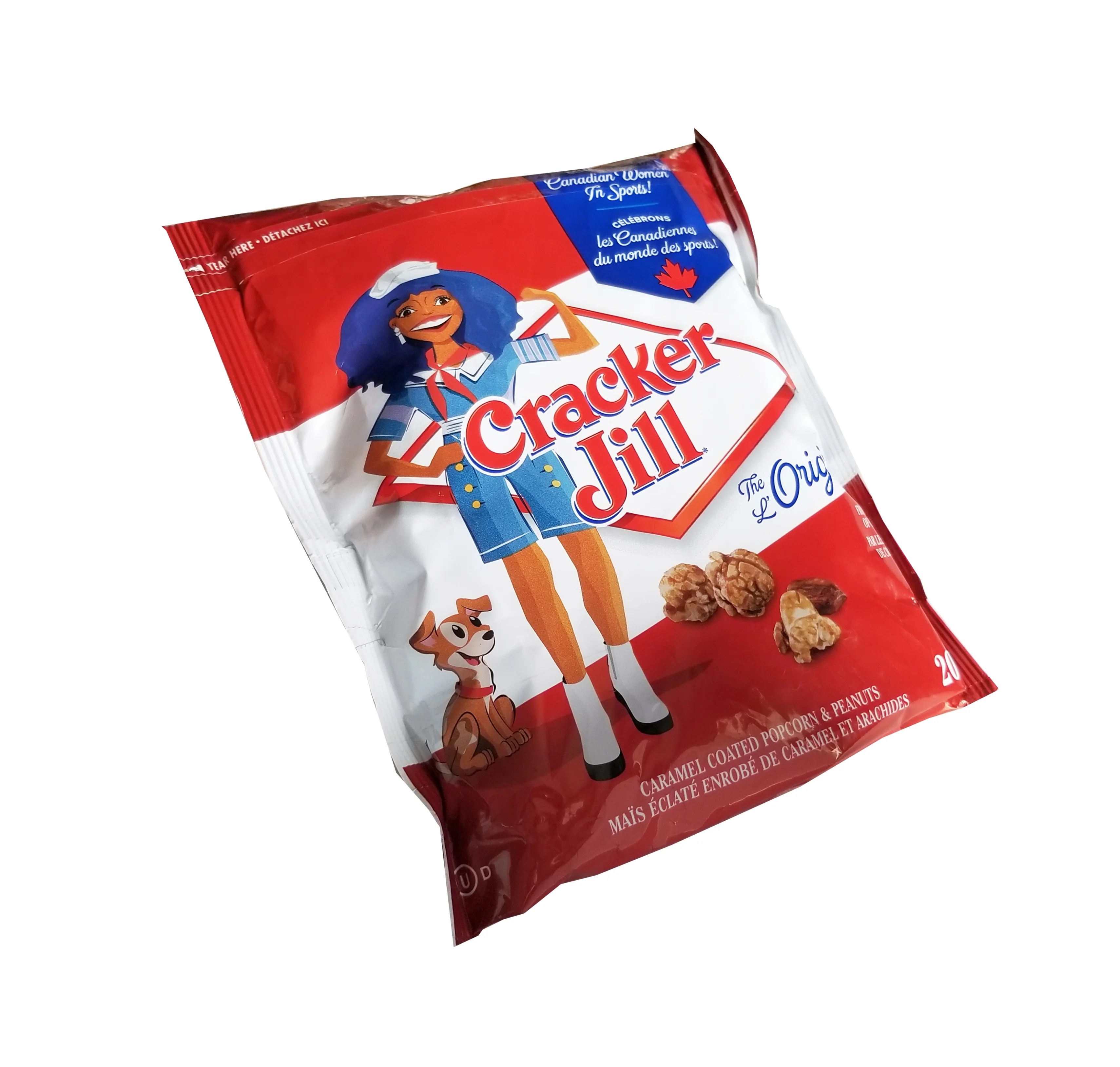 Cracker Jill The Original Caramel Coated Popcorn & Peanuts Mix, 200g/7 oz. Bag {Imported form