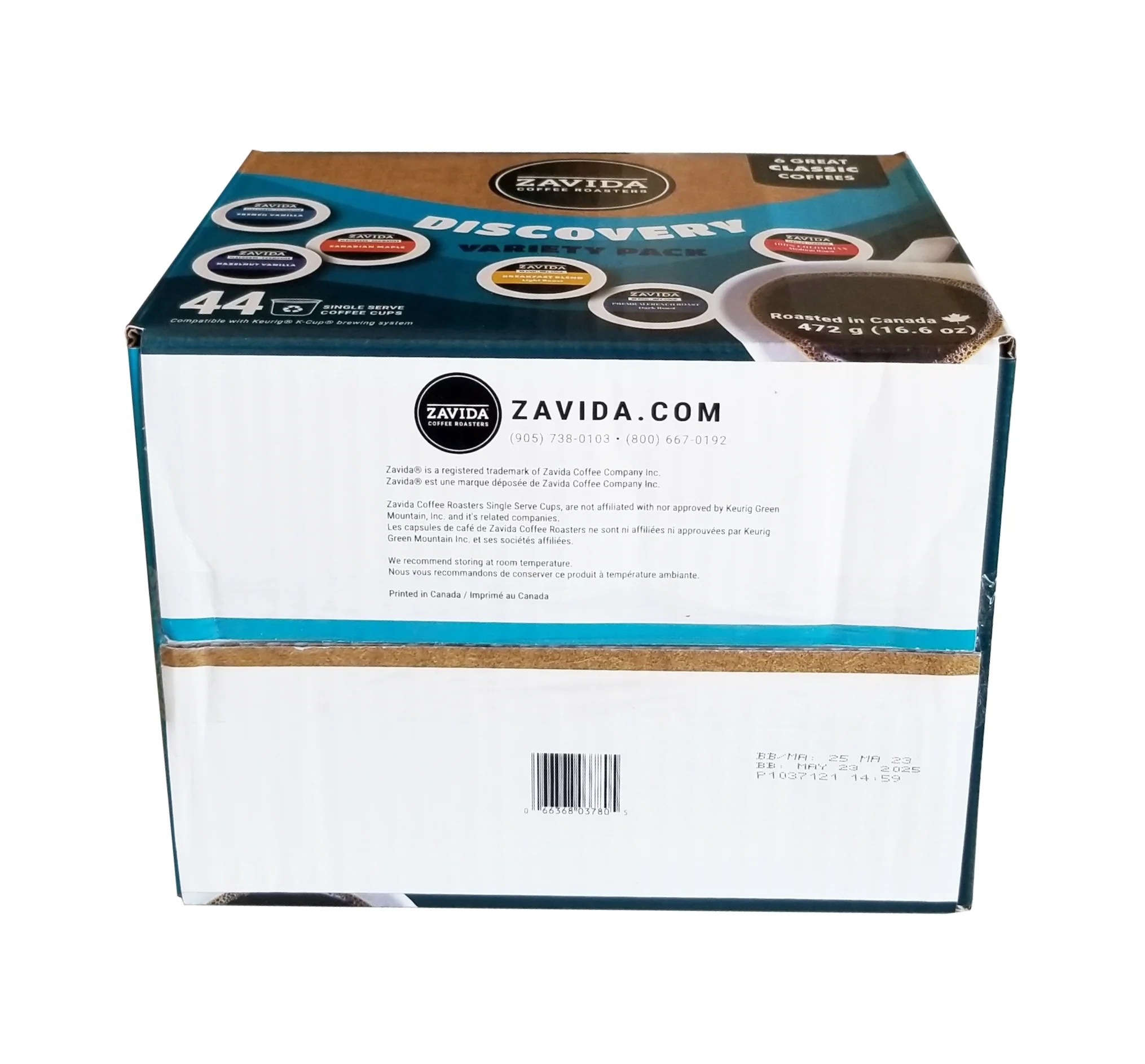 Zavida Coffee Roaster Discovery Variety Pack, 6 Great Classic Coffee