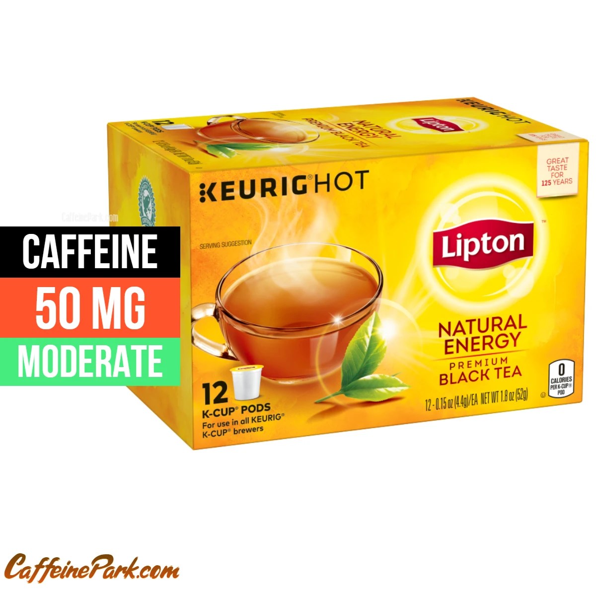 Lipton Tea Caffeine Content How Much Caffeine is in?