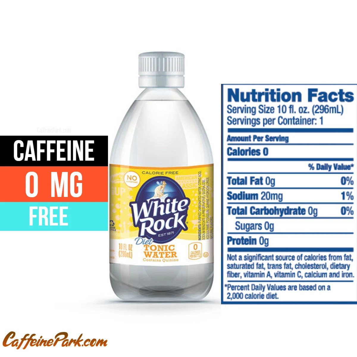 Tonic Water Caffeine content How Much is in a bottle?