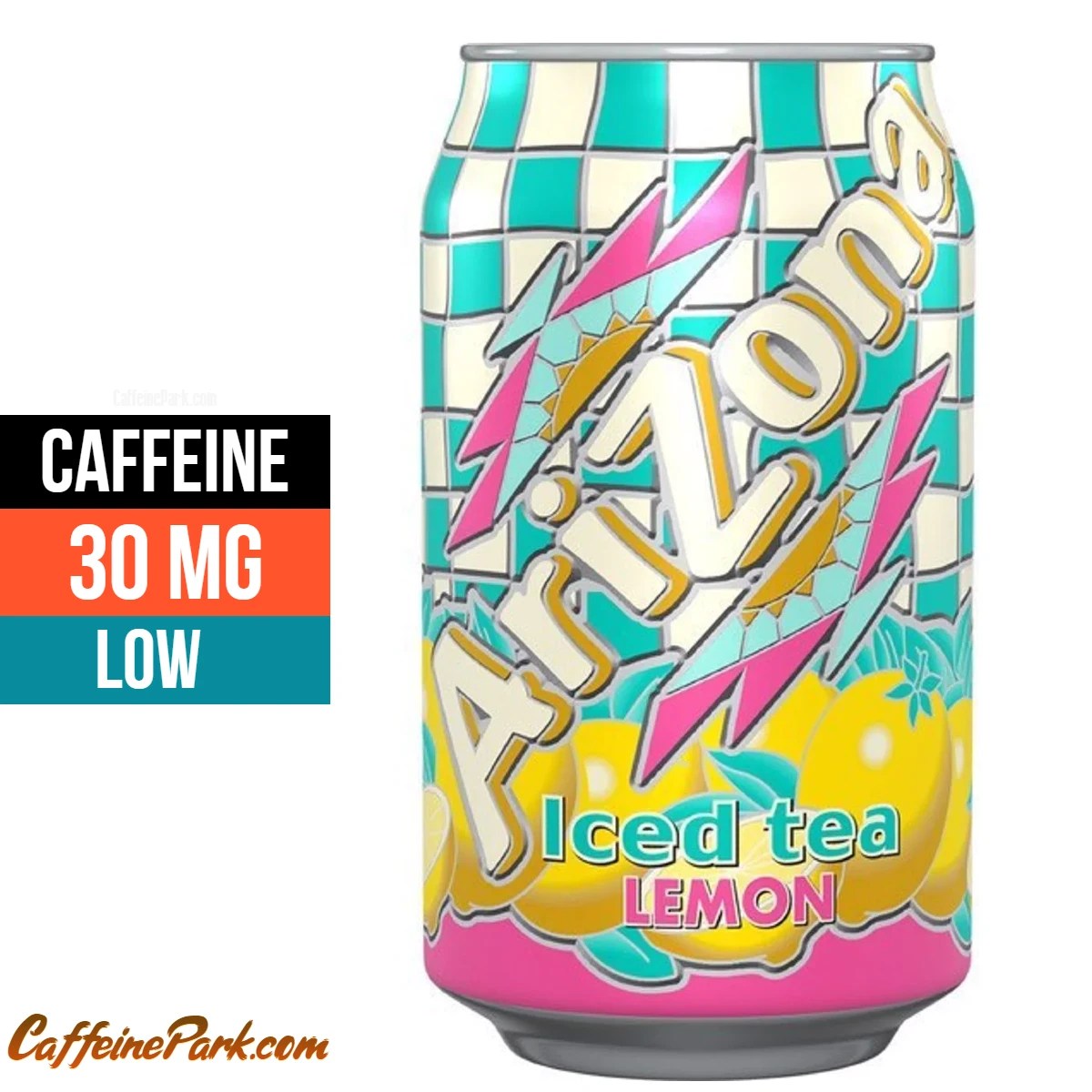 Arizona Iced Tea Caffeine Content How Much Caffeine is in a can?