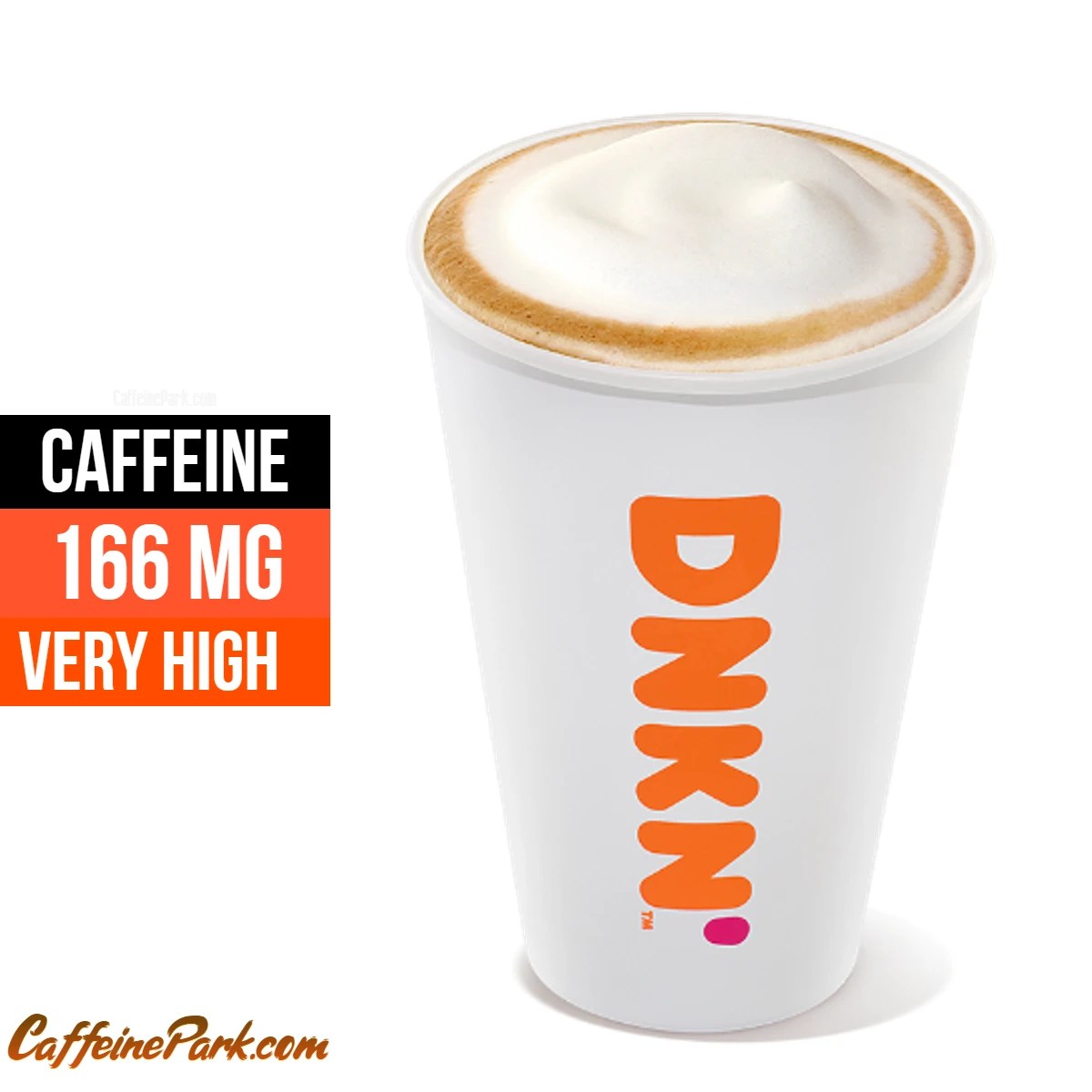 How Much Caffeine is in a Dunkin' Donuts Latte?
