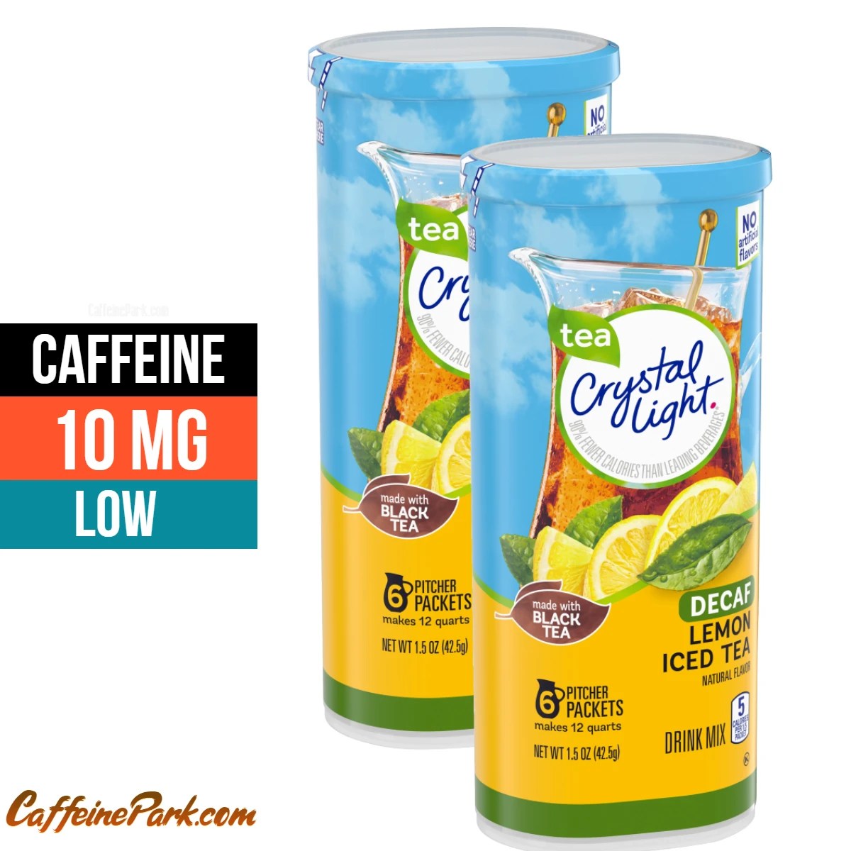 Crystal Light Iced Tea Caffeine Content How Much is There?