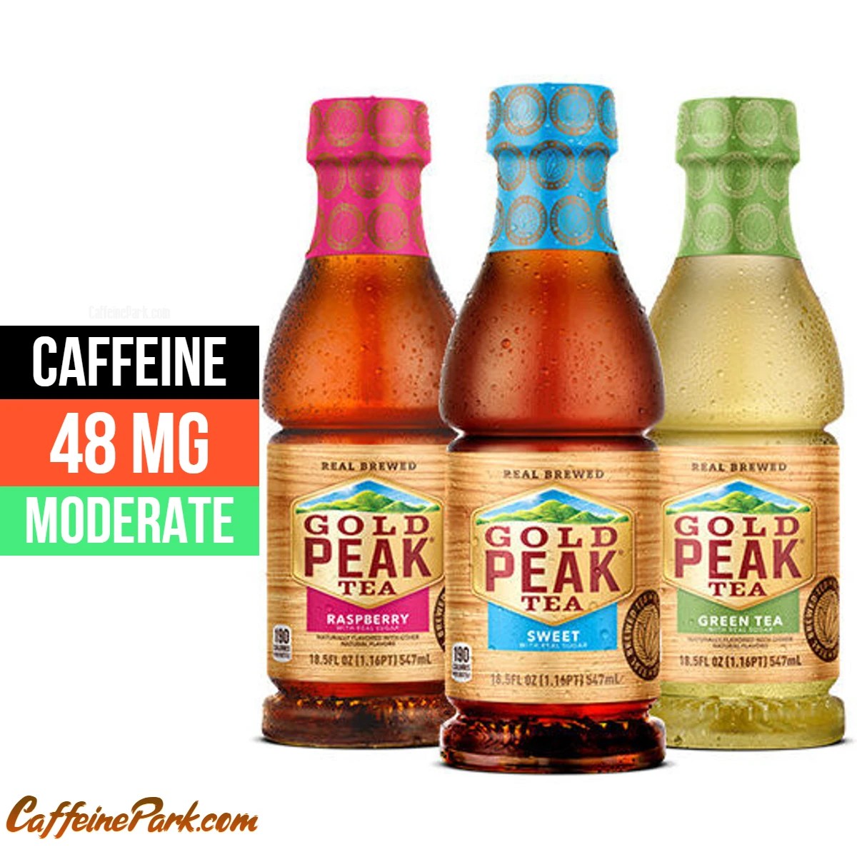 How Much Caffeine is in a Gold Peak Tea?