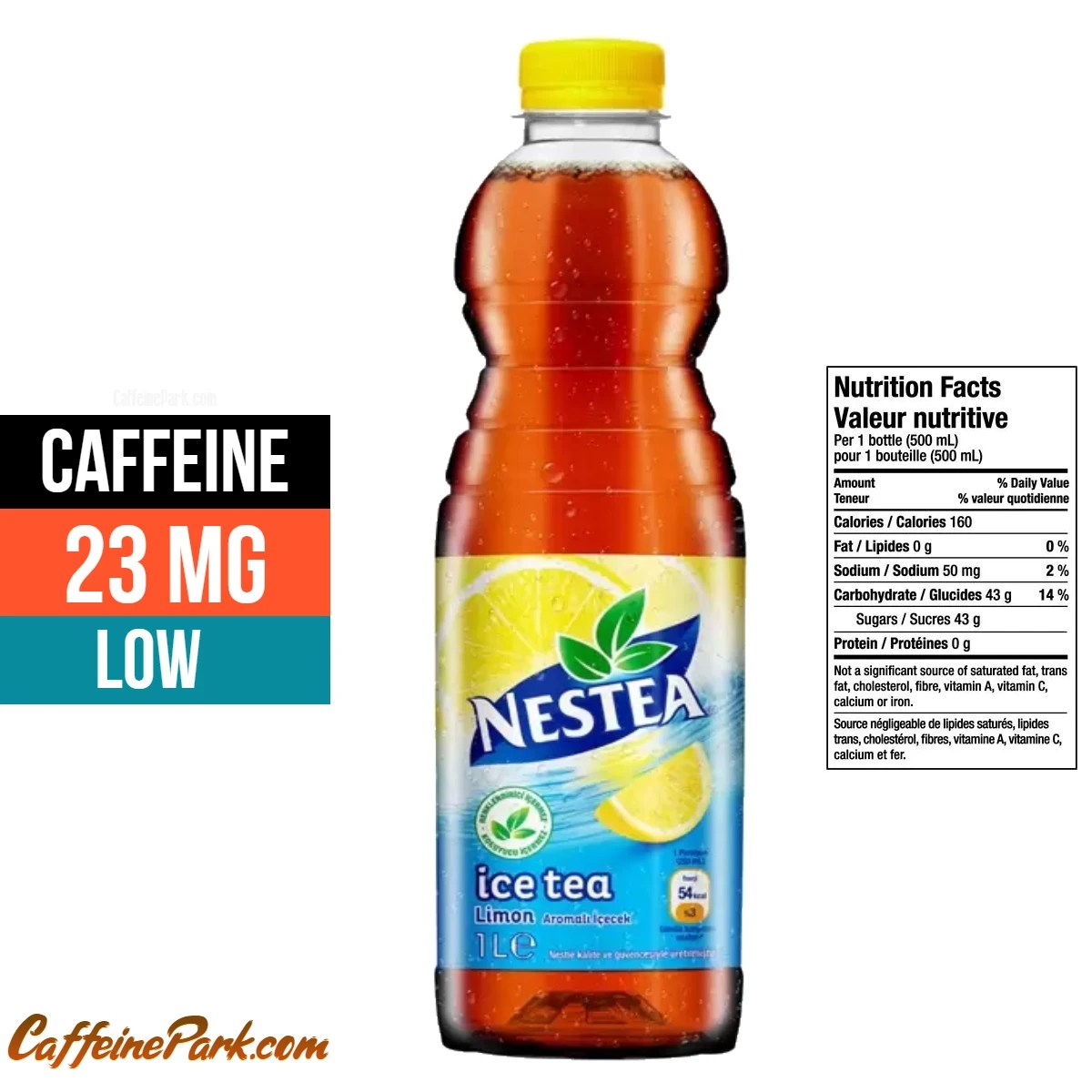 Nestea Iced Tea Caffeine Content How Much is in a Bottle?