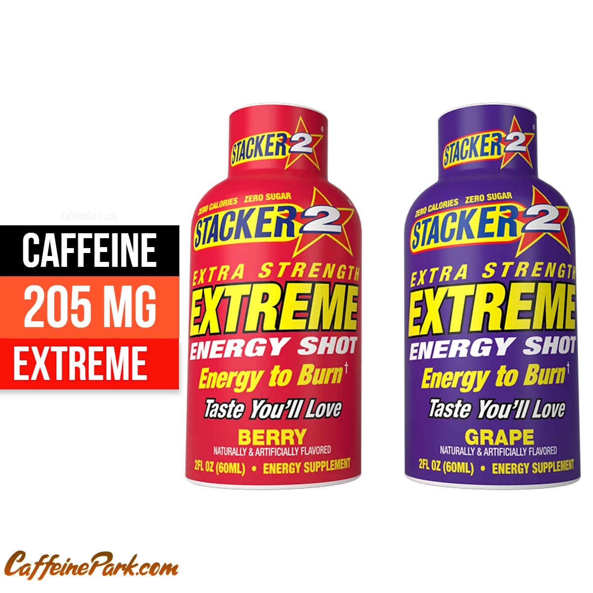 How Much Caffeine is in a Stacker Extreme Energy Shot?