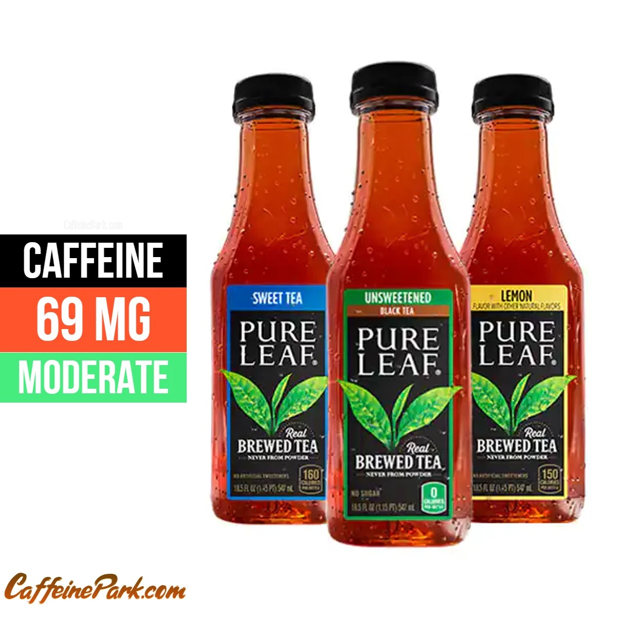 Pure Leaf Iced Tea Caffeine Content How Much is in a Bottle?