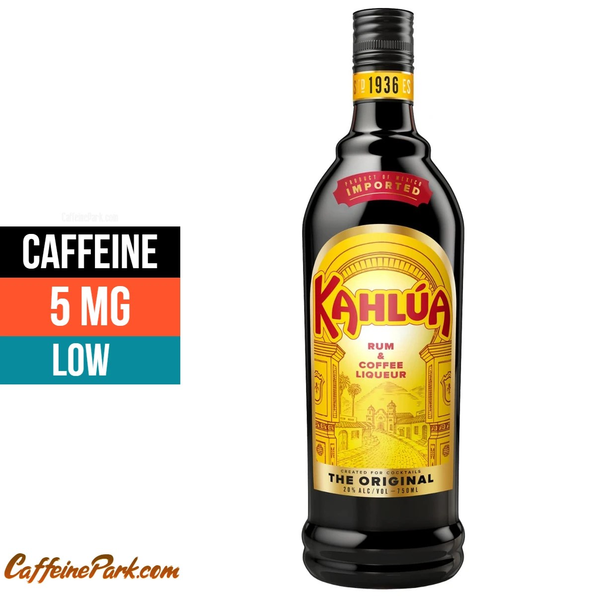 Kahlua Caffeine Content How Much is in?