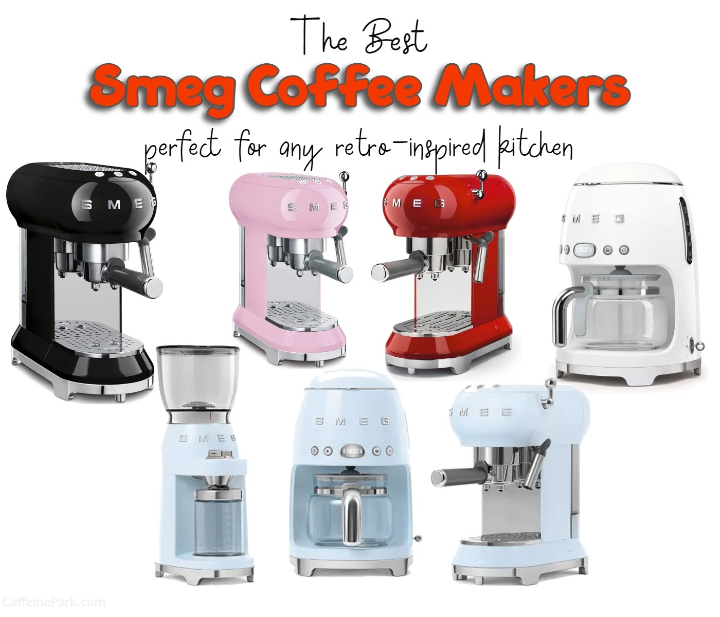 The Best Smeg Coffee Makers for a RetroInspired Kitchen