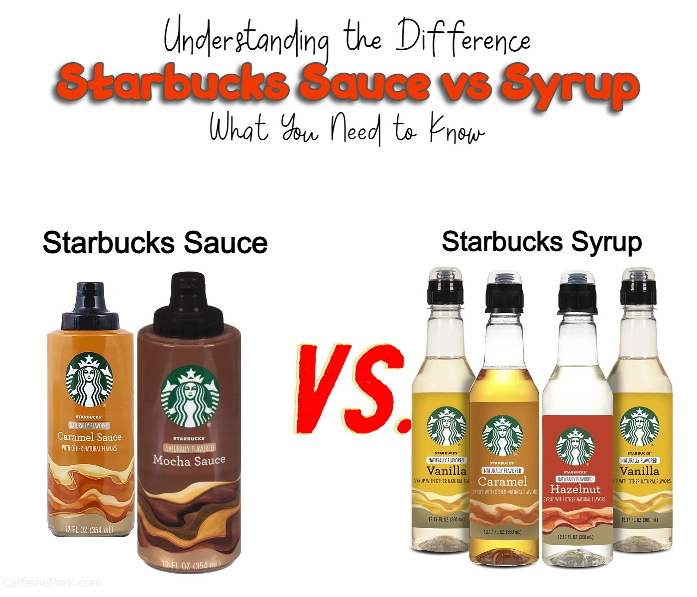 Starbucks Sauce vs Syrup Understanding the Difference