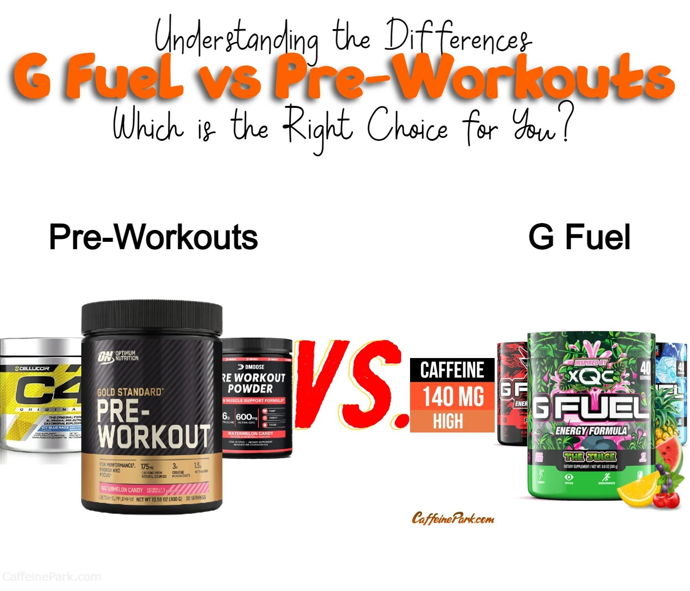 G Fuel vs PreWorkout Which is the Right Choice for You?