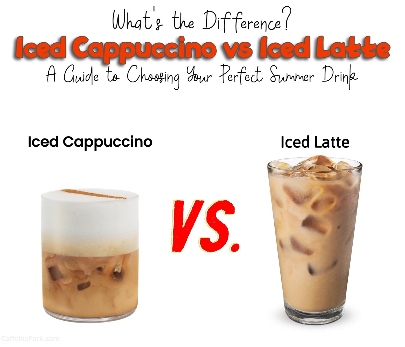 Iced Cappuccino vs Iced Latte What's the Difference?
