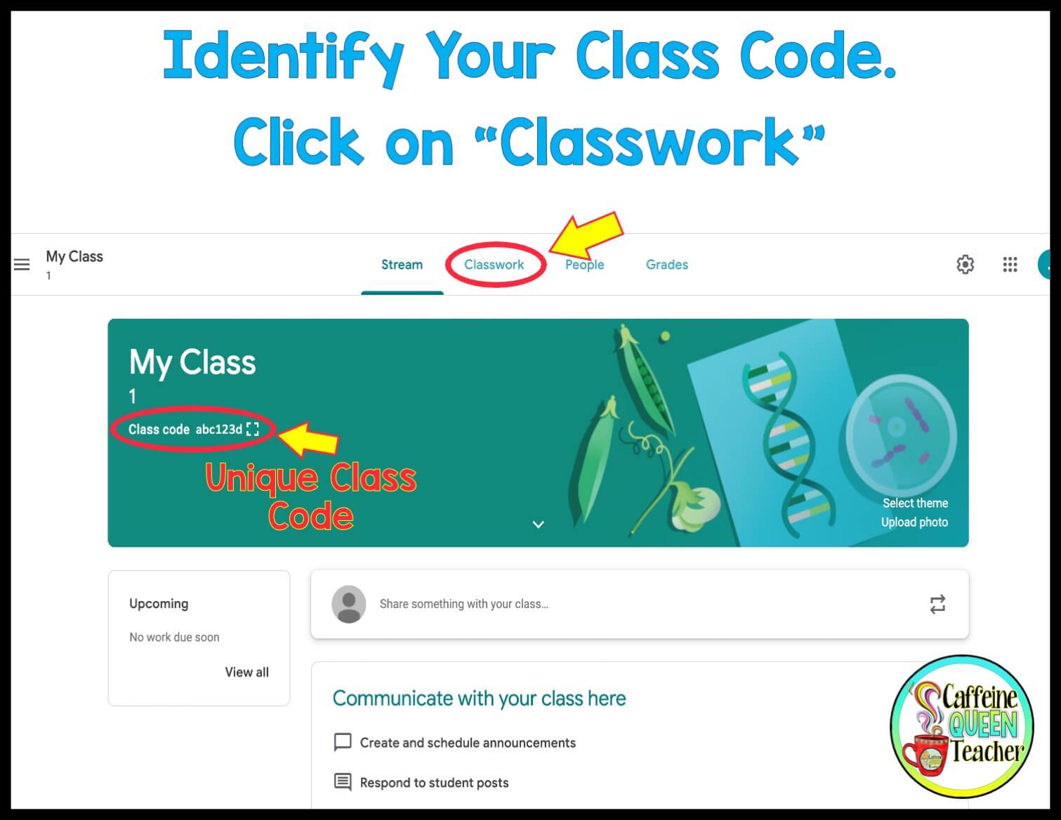 How to Assign Student Work with Google Classroom Caffeine Queen Teacher