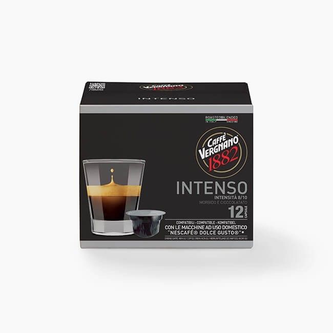 Pack 12 Intenso Compatibili Nescafé Dolce Gusto Caffé Vergnano