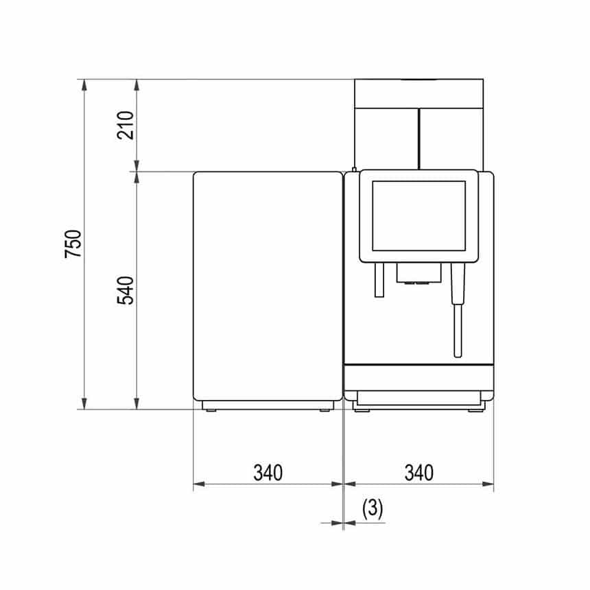 Franke A800 FM EasyClean FoamMaster BeantoCup Coffee Machine