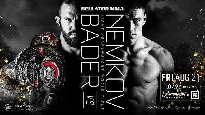 Bellator 244 Bader vs. Nemkov Preliminary Card Live Stream and Results