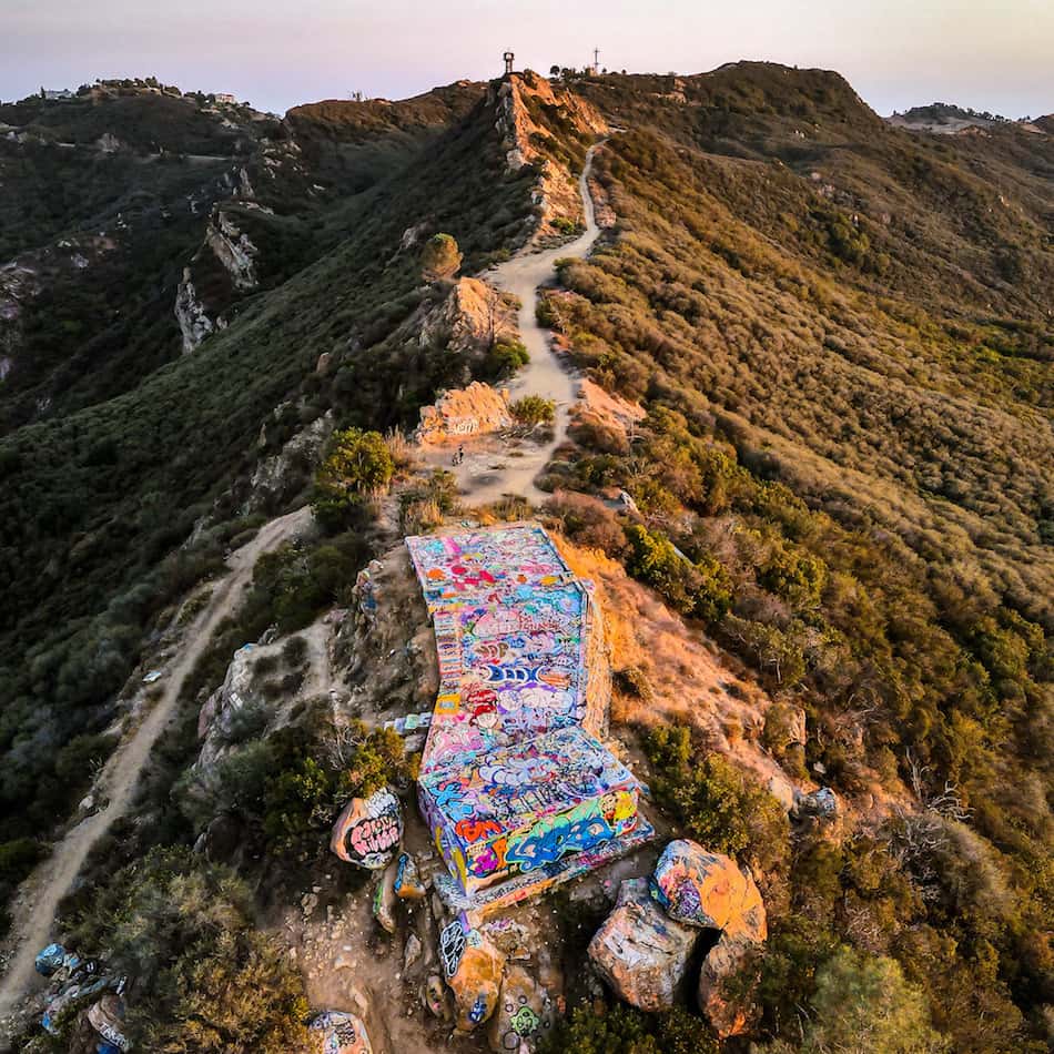 Topanga Lookout Trail Epic Sunset Views on Ledge