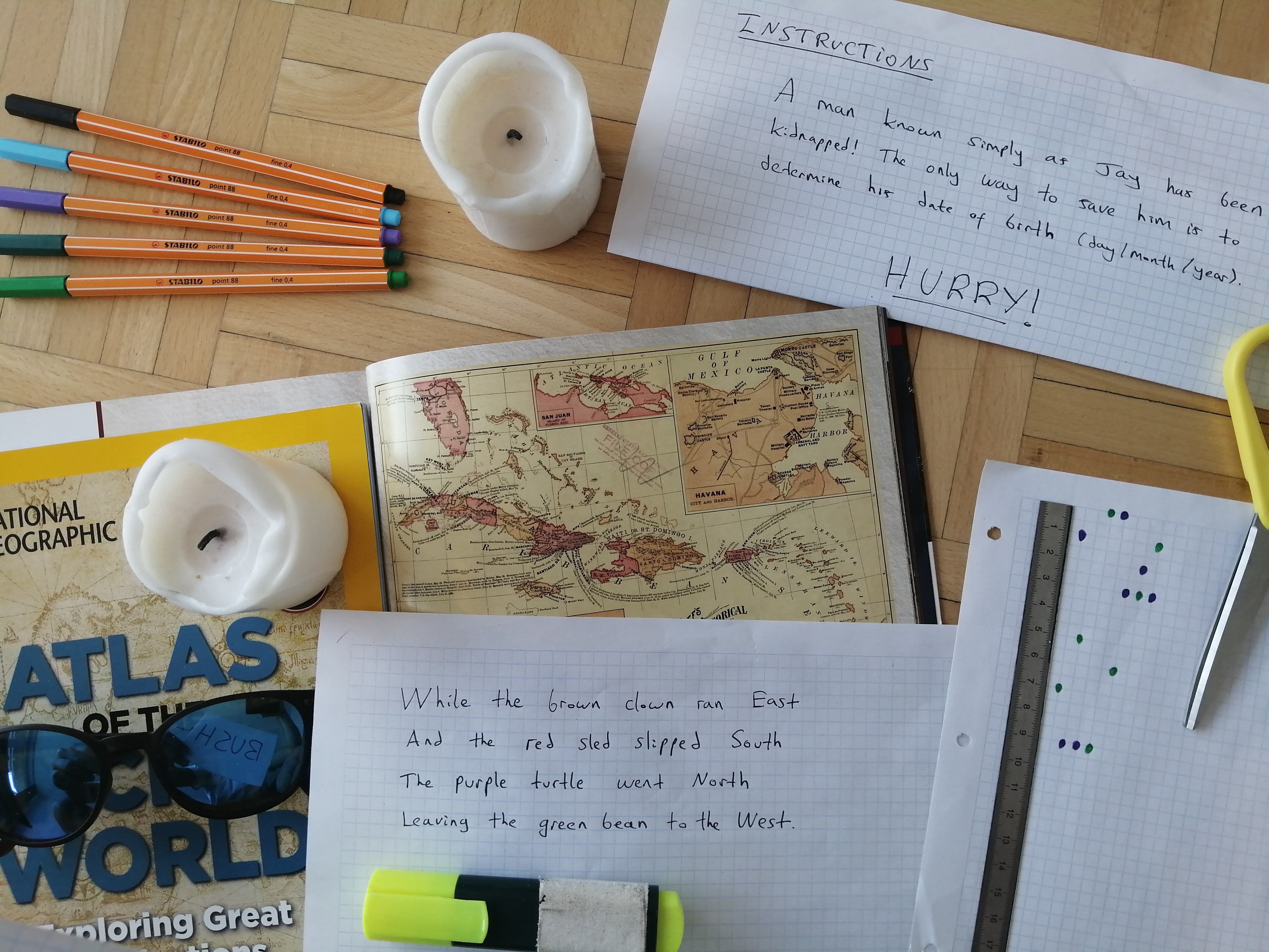 Puzzle Game 1 The Kidnapping of Jay Mete's Personal Blog