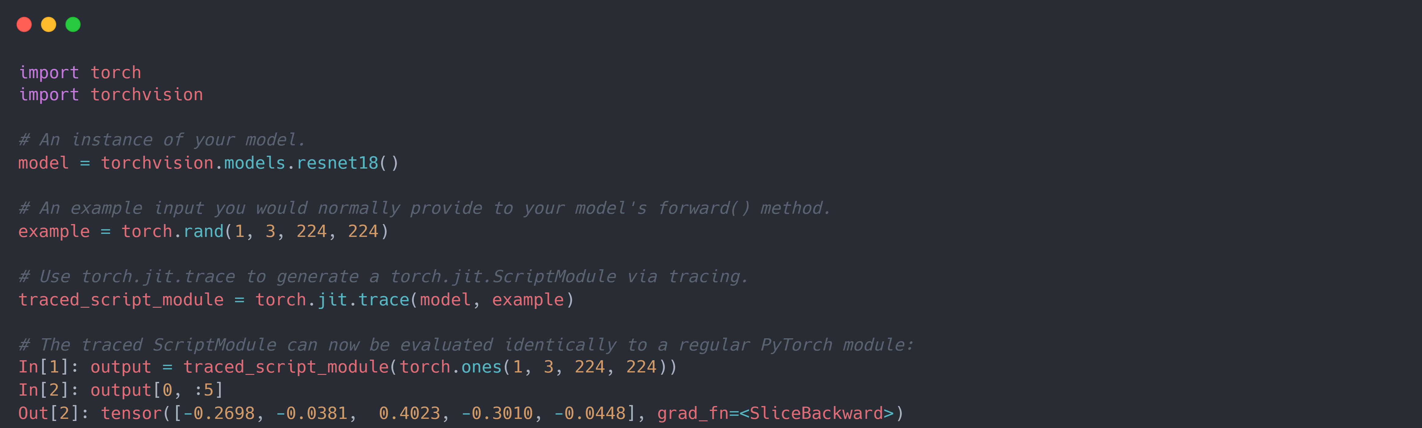 The Basic Knowledge of TorchScript Cai Jianfeng