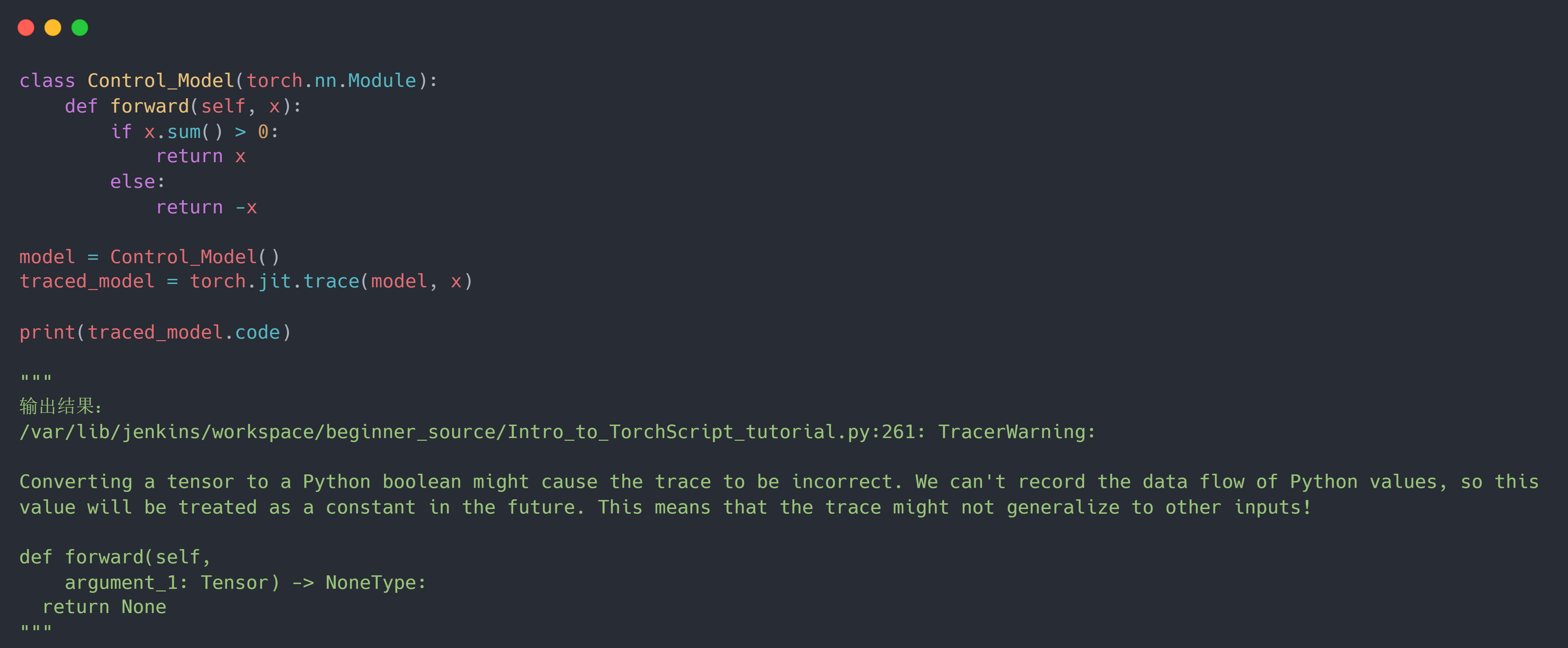 The Basic Knowledge of TorchScript Cai Jianfeng