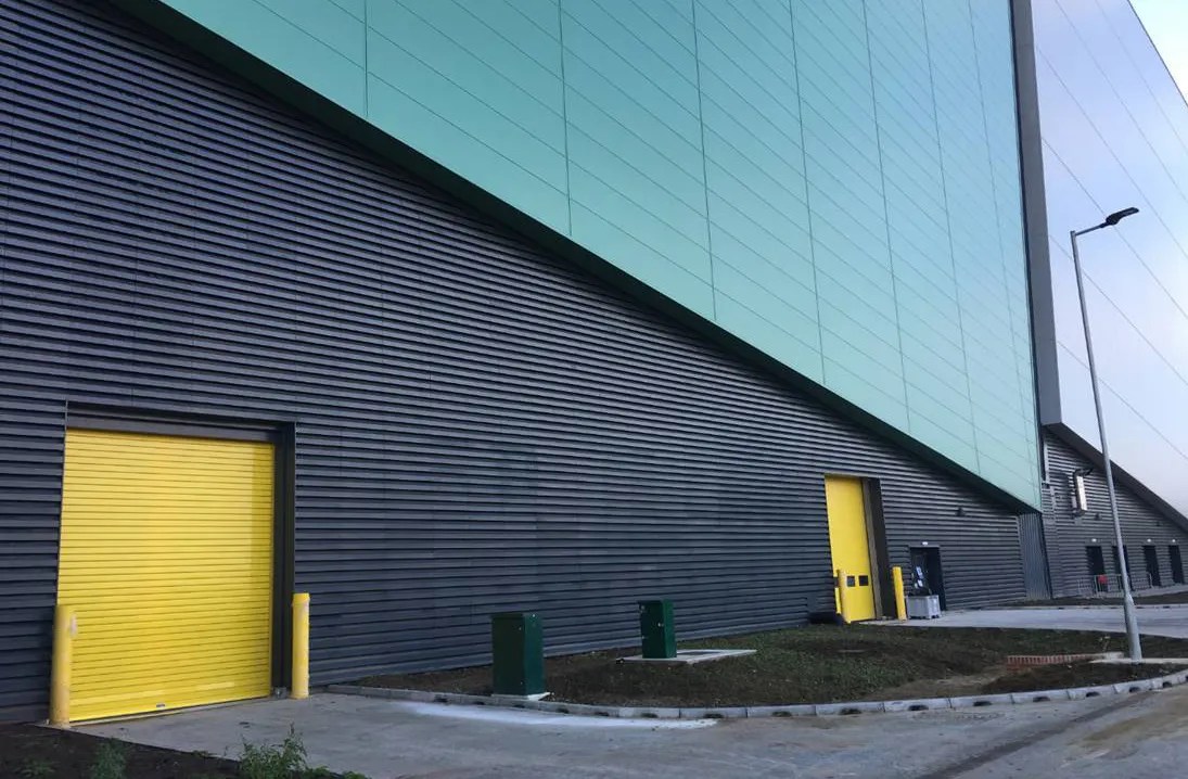 Javelin Park EfW Acoustic Louvres Installation Caice