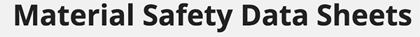 Materials Safety Data Sheets