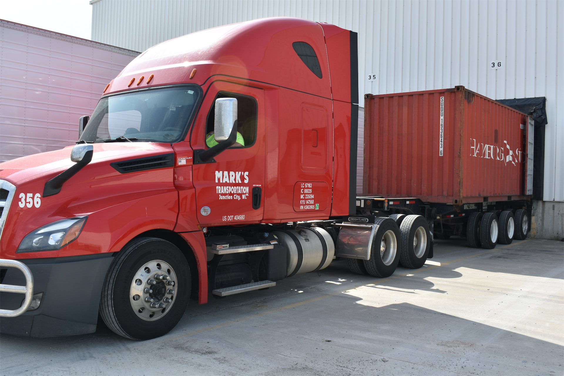 Container Loading Caine Warehousing