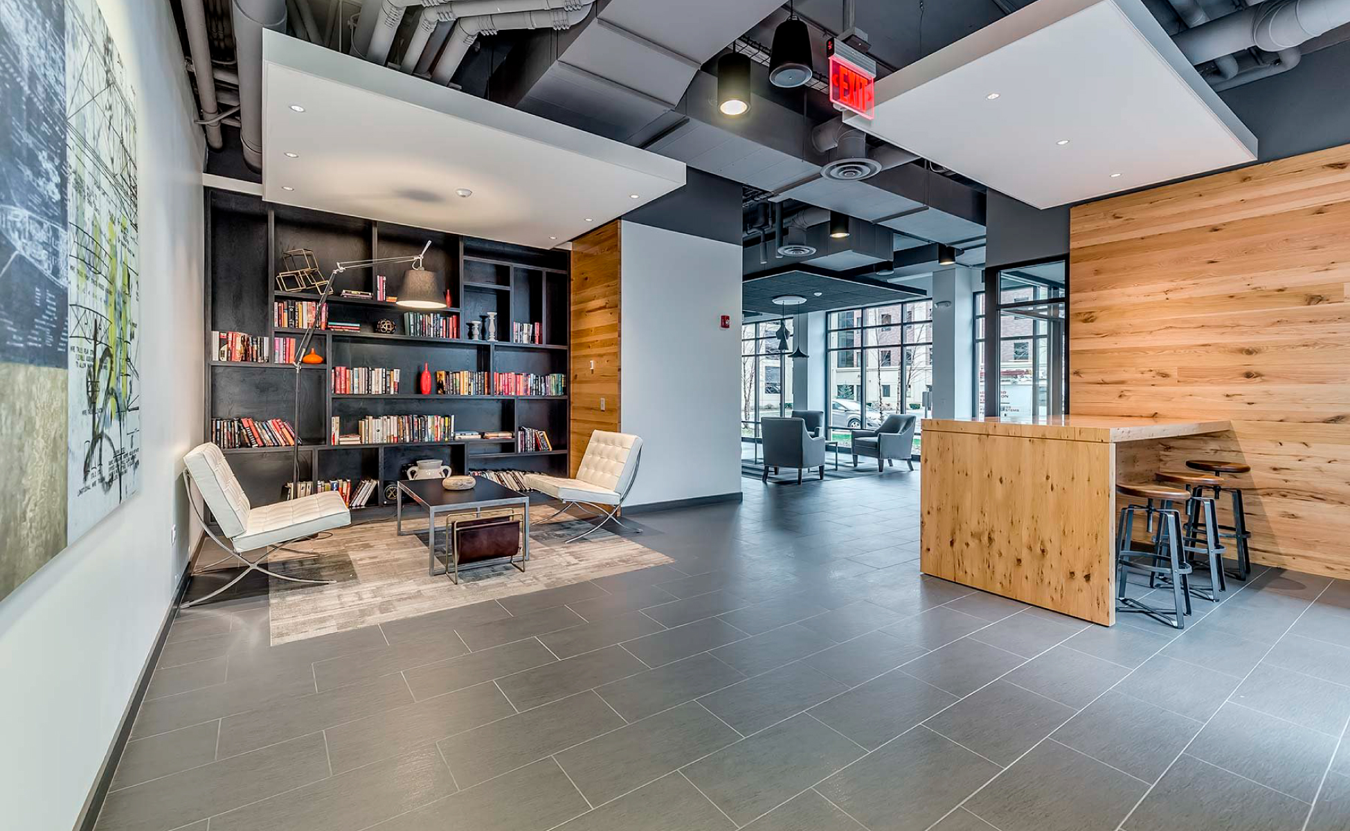 Yorktown Apartments Lobby Apartment Woodwork Project Cain Millwork