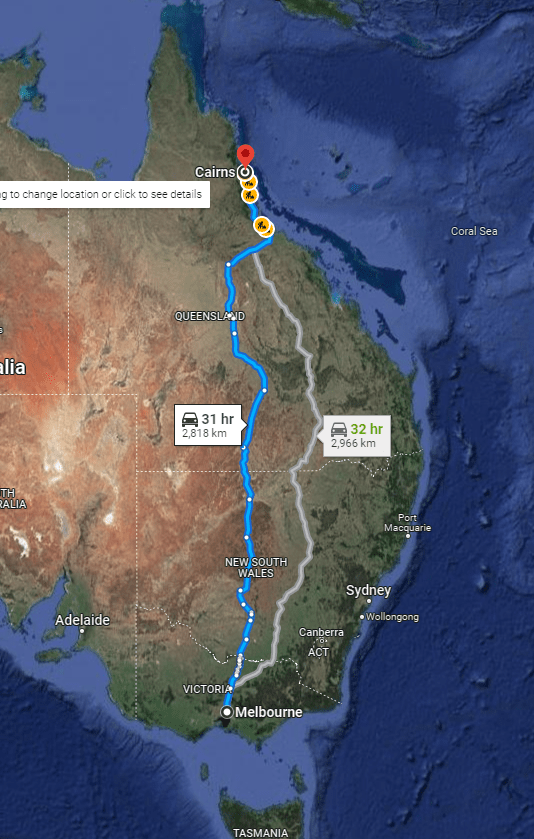 Melbourne to Cairns Backload Removals Cairns Backloading