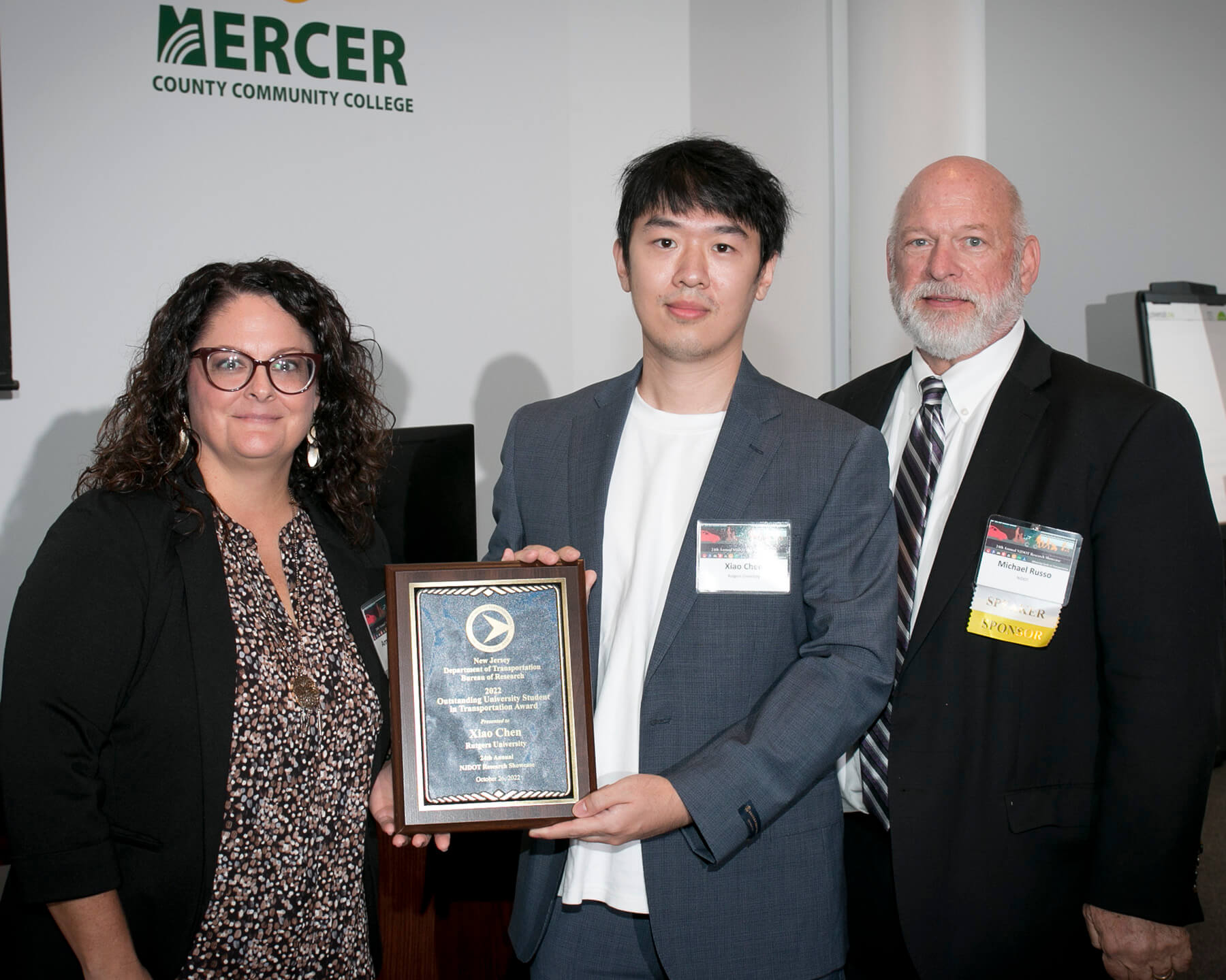Rutgers Student Wins NJDOT Outstanding Student in Transportation Award