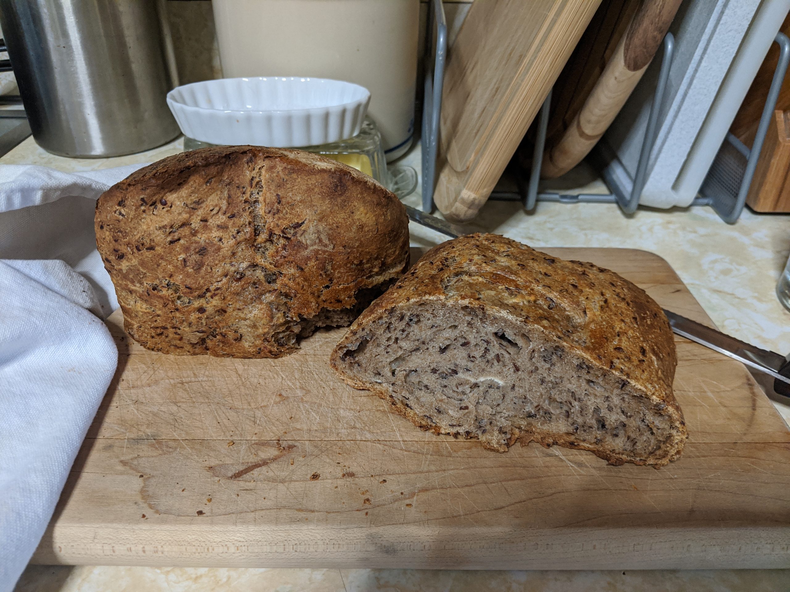 Flaxseed Loaf Cait Creates