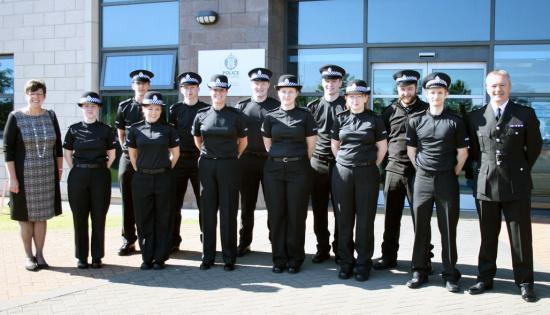 Thirteen new Special Constables sworn in to serve and protect the