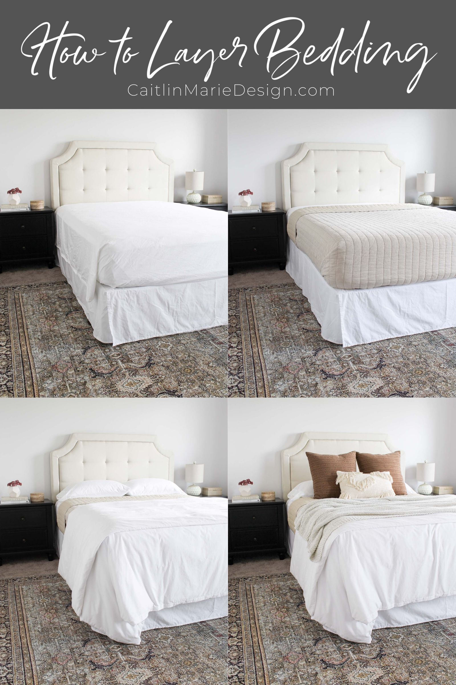How to Layer Bedding (ORC Week 4) Caitlin Marie Design