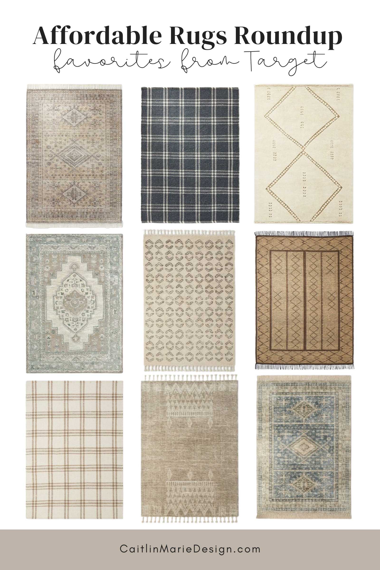 100+ Best Affordable Area Rugs for 2024 Caitlin Marie Design