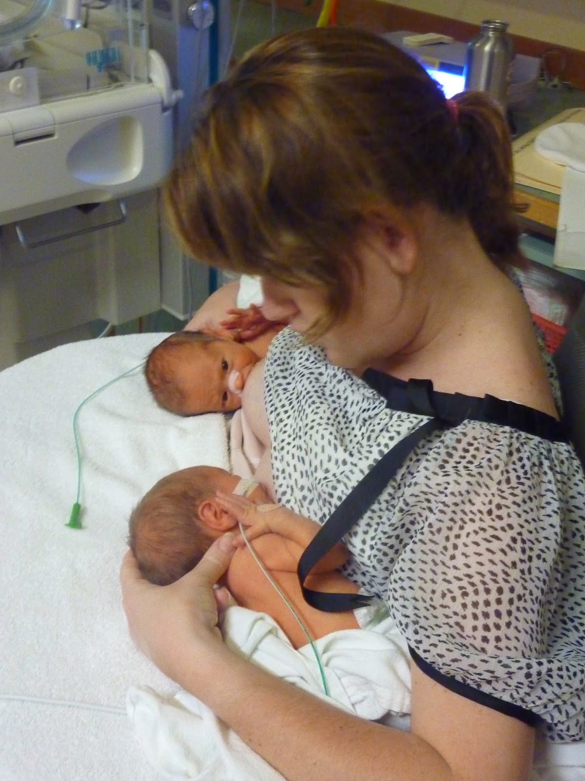 Breastfeeding Triplets Caitlin's Happy Heart