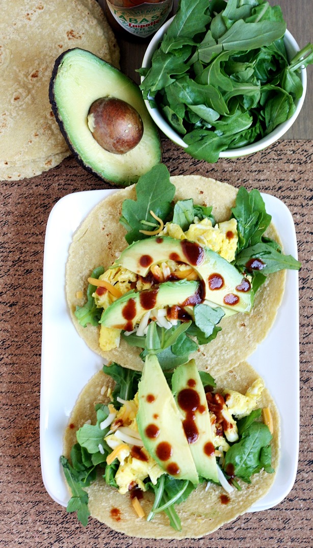 6ingredient breakfast tacos cait's plate