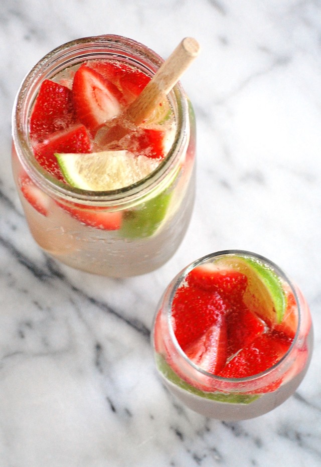 STRAWBERRYLIME SELTZER cait's plate