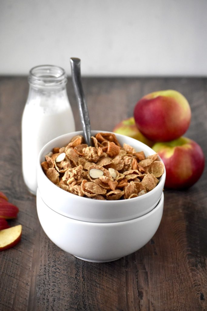 apple cinnamon almond breakfast cereal cait's plate