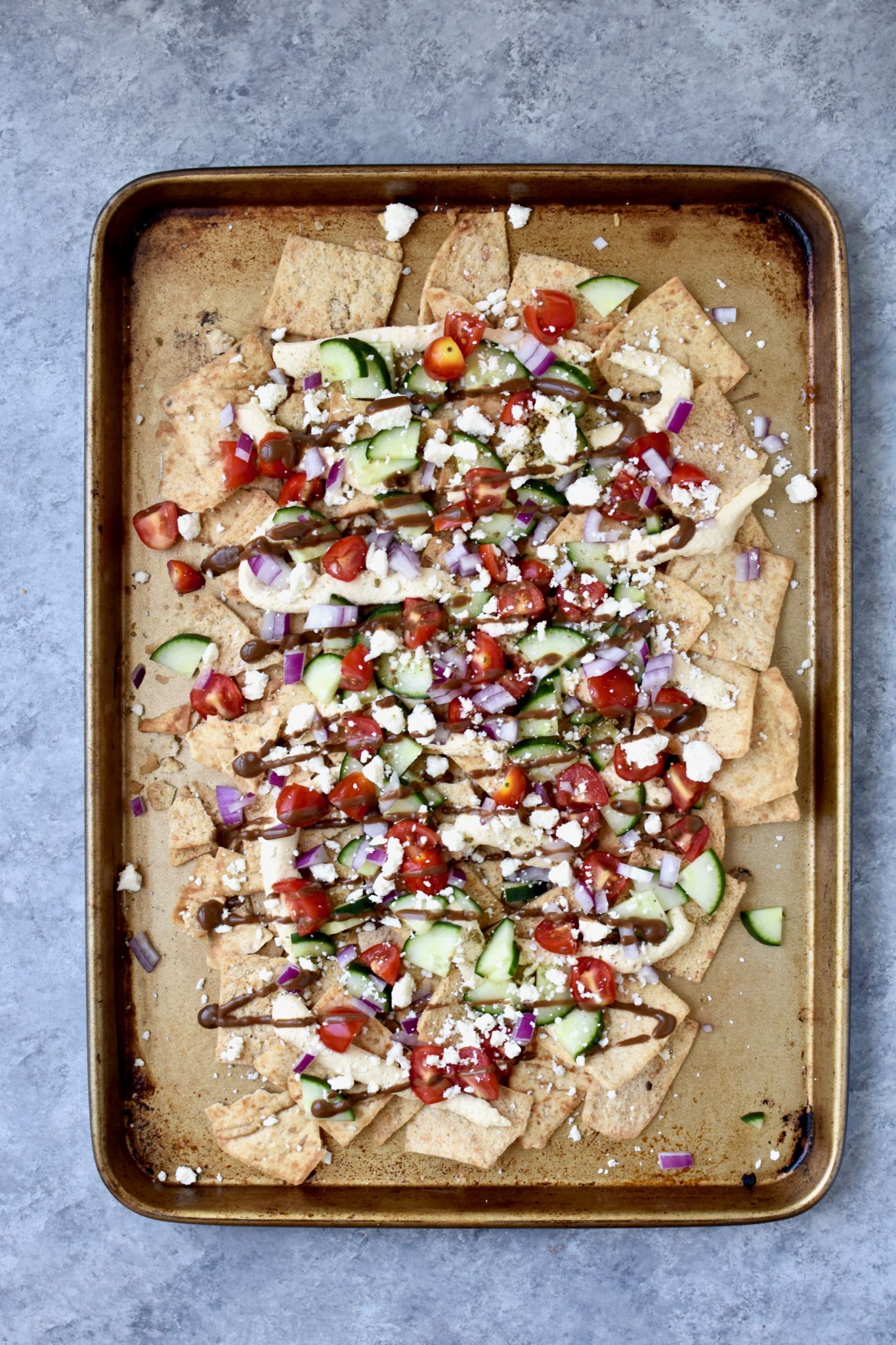 greek pita chip nachos cait's plate