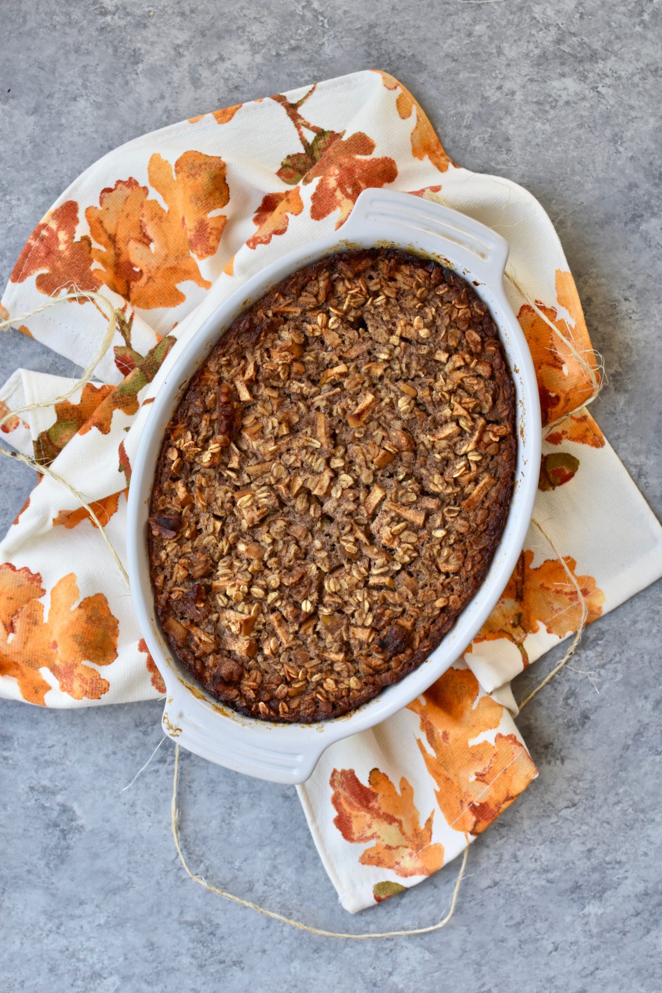 apple cinnamon walnut baked oatmeal cait's plate