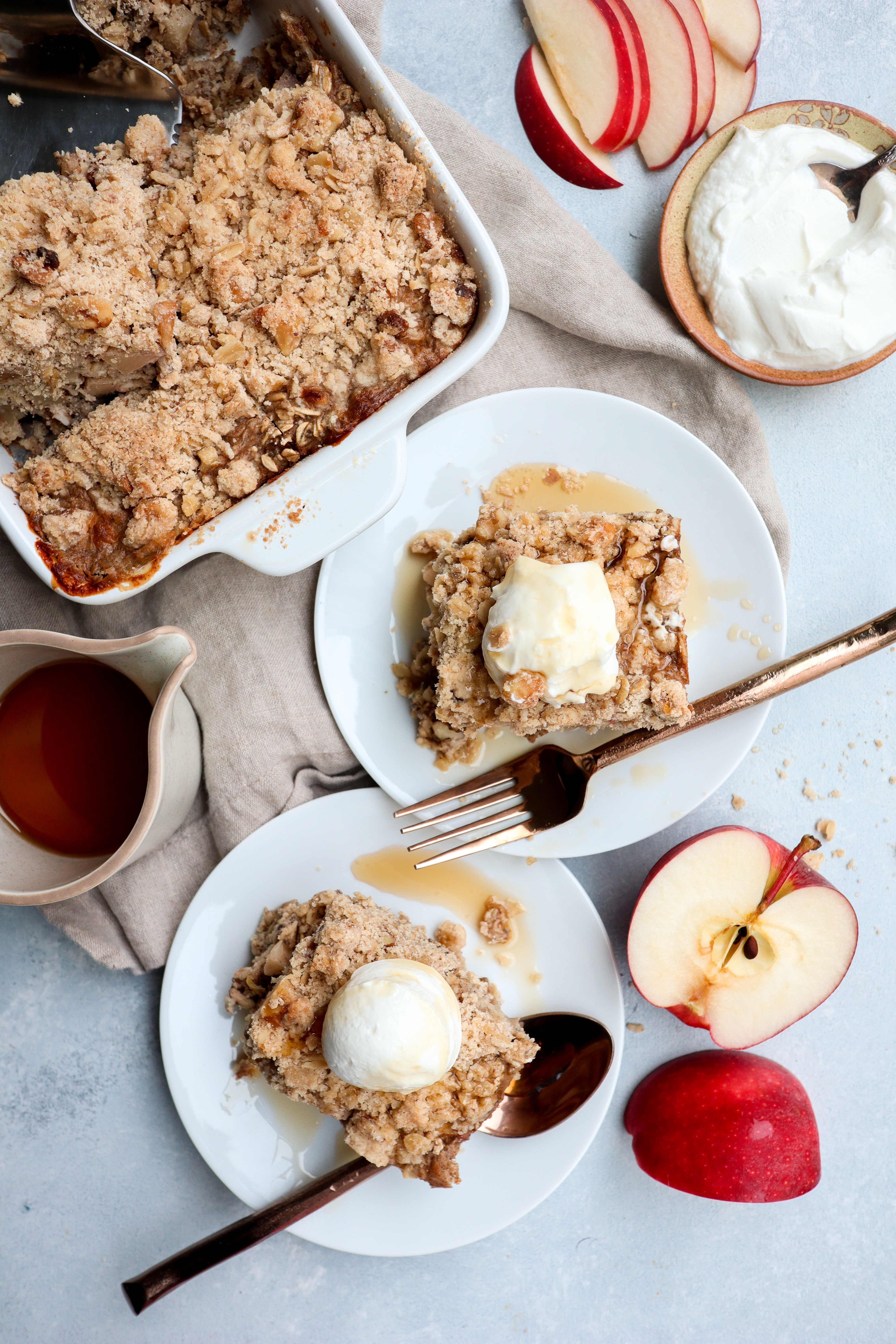apple crisp baked oatmeal cait's plate