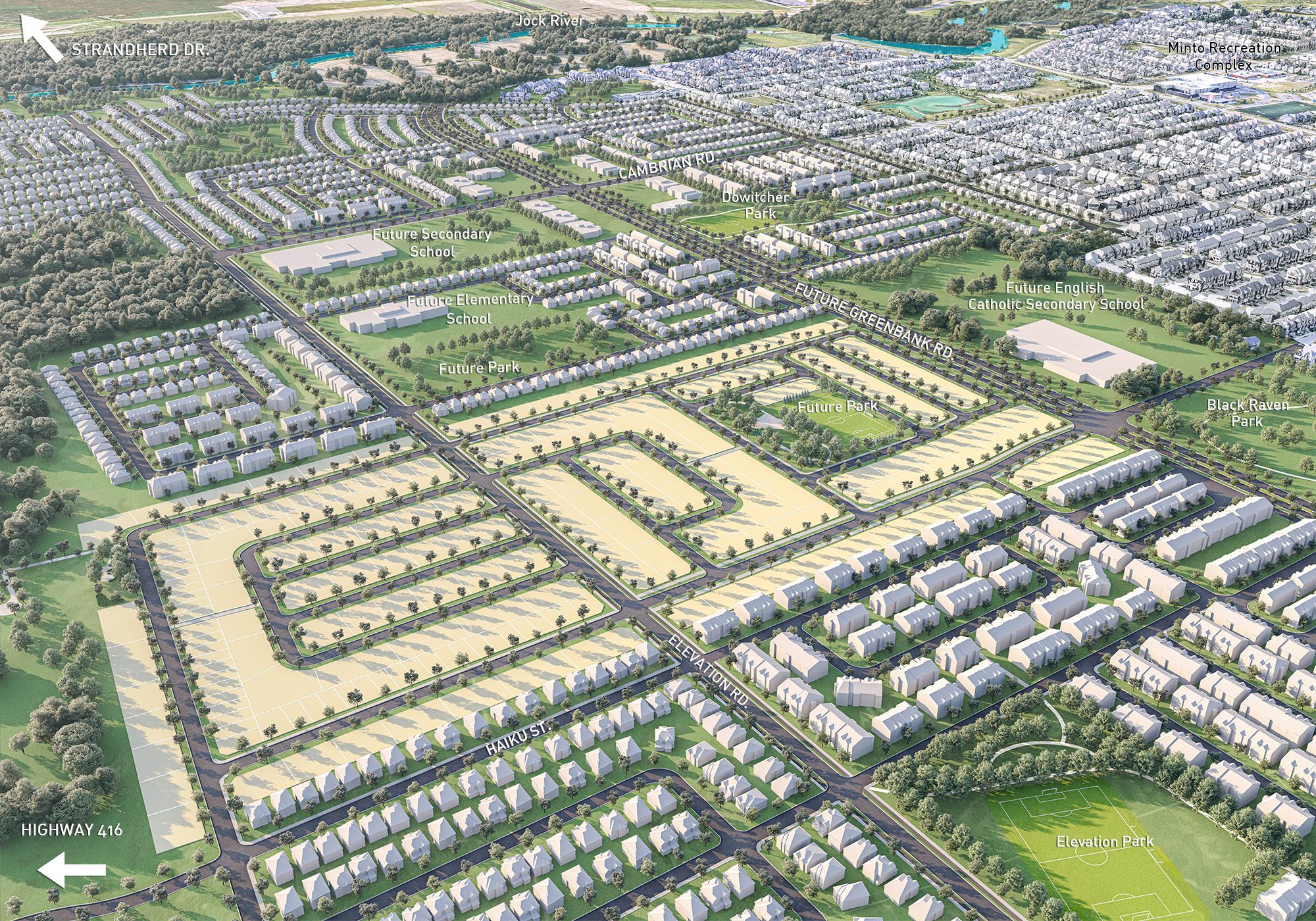 The Ridge Detached Homes & Townhouses Caivan Barrhaven