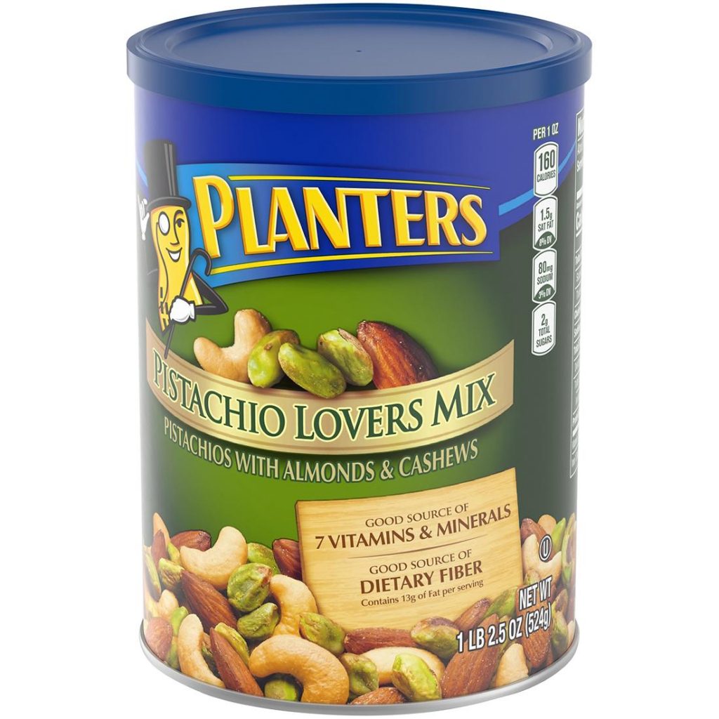 Planters Pistachio Lovers Mix, 18.5 oz. CAJA USA