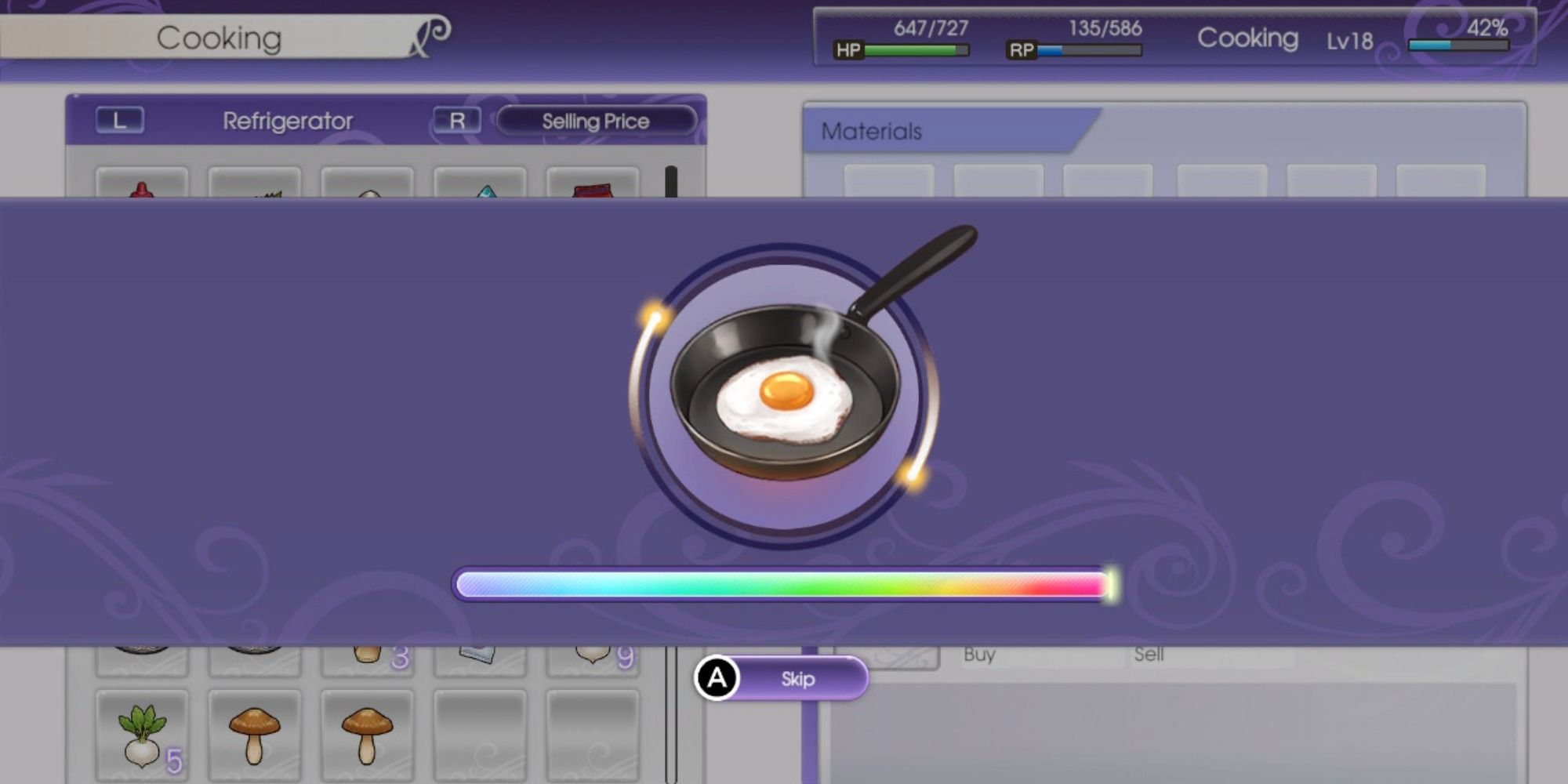 Rune Factory 5 Cooking Recipes