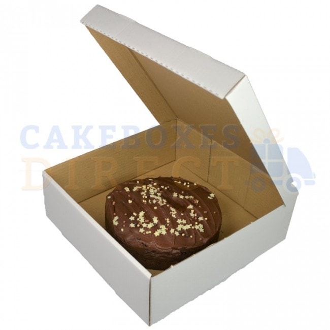 8.75 x 8.75 x 4 inches Corrugated Boxes (Qty 25) Cake Boxes Direct Ltd