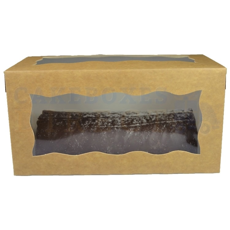 Kraft Yule Log Box Cake Boxes & Cupcake Boxes