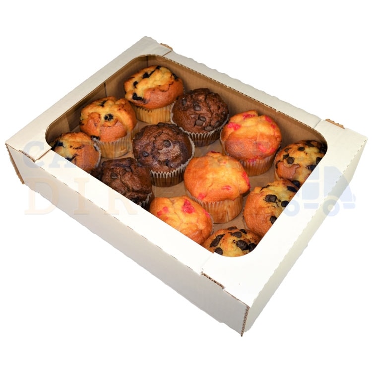 12 Muffin Tray (Qty 25) Cake Boxes & Cupcake Boxes