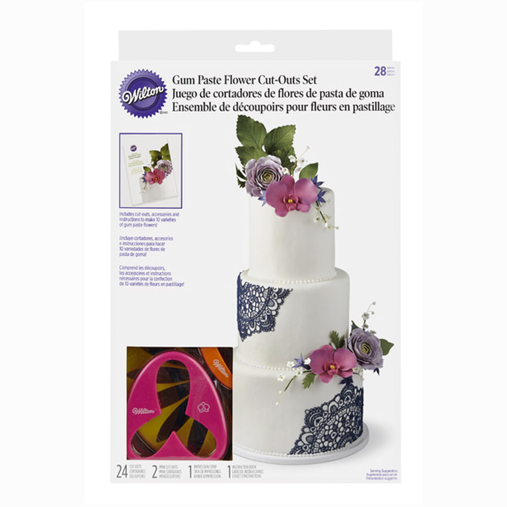 Gumpaste flower set Wilton Cake Connection